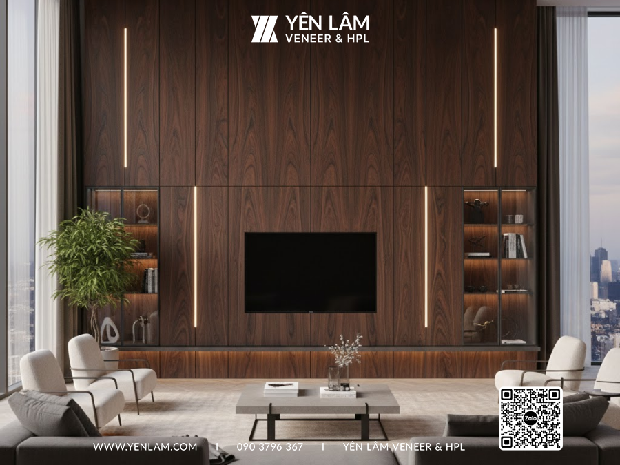 veneer walnut vách 2